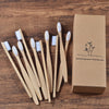 New design mixed color bamboo toothbrush Eco Friendly wooden Tooth Brush Soft bristle Tip Charcoal adults oral care toothbrush